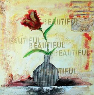 Colorful Flowers oil painting